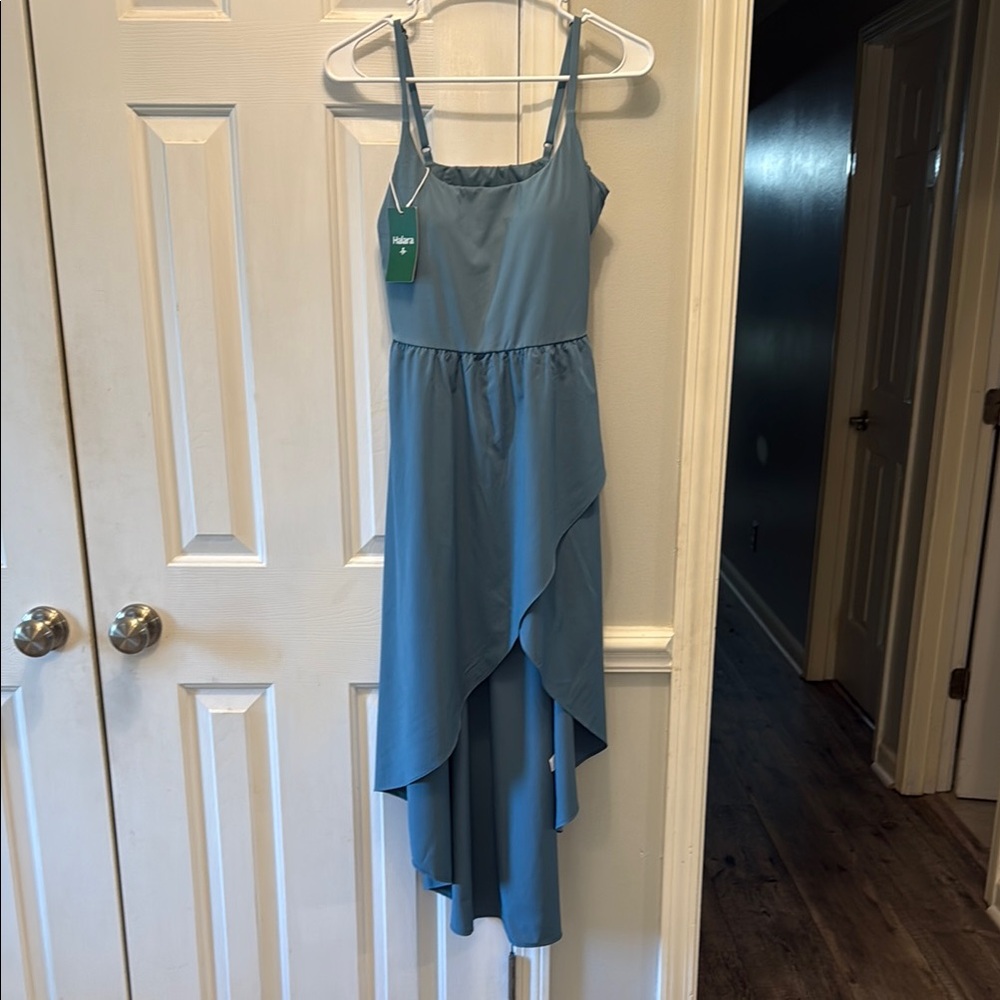 HALARA Sky Blue High Low Dress - Picture 2 of 4